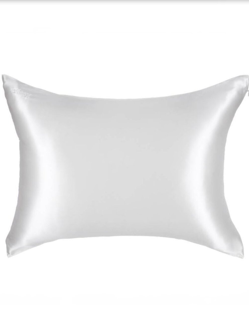 NEW Blissy Standard 600 Thread Count 100% Mulberry Silk Pillowcase Ivory White